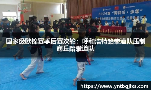 国家级欧锦赛季后赛次轮：呼和浩特跆拳道队压制商丘跆拳道队
